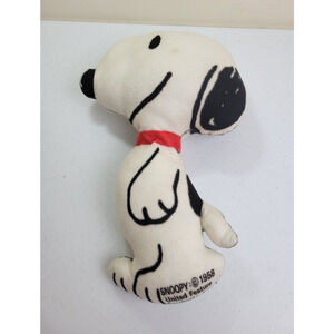 VTG 1958 Peanuts Snoopy United Syndicate Feature Plush Stuffed Animal Pillow 15"